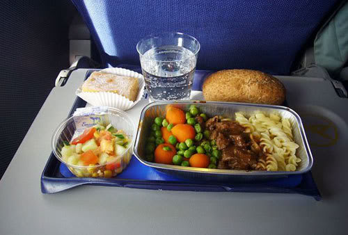 La comida de avion