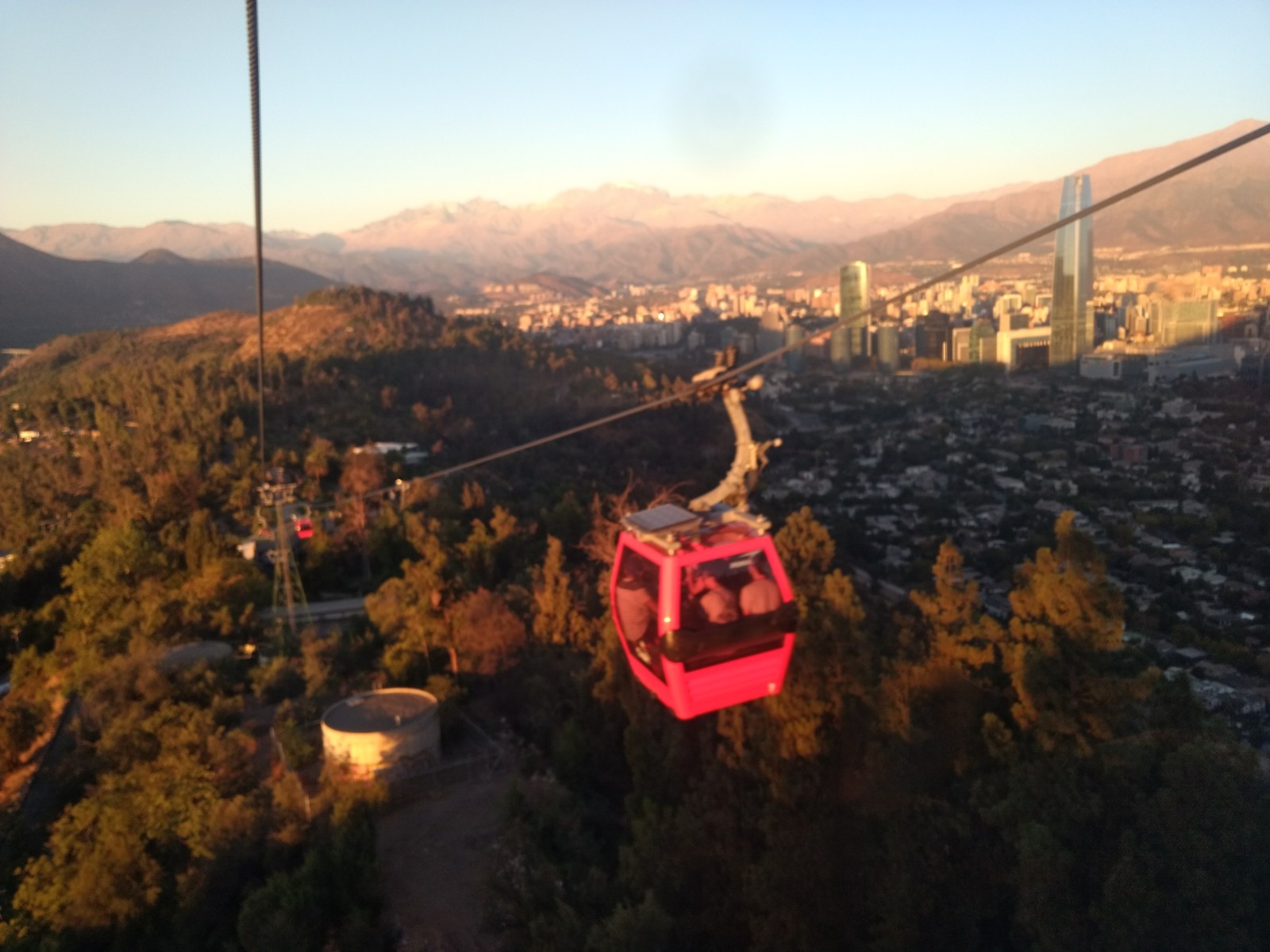 Recorrida en el Teleférico y Funicular de Santiago de Chile